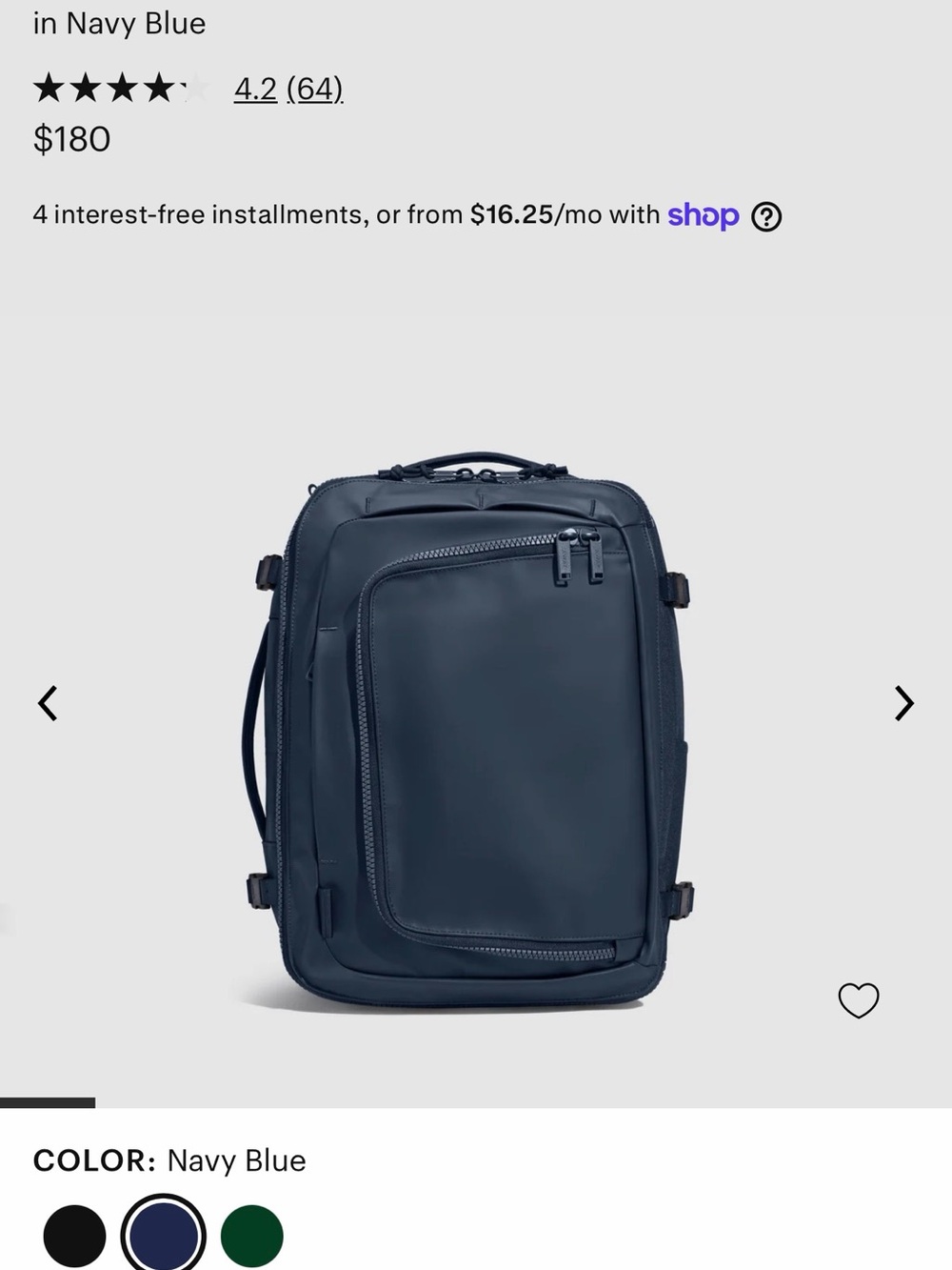 Away Active Convertible Backpack
